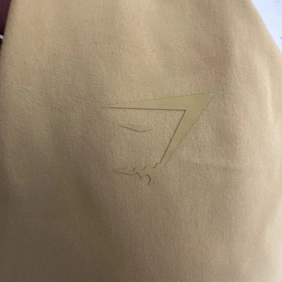 Gymshark Whitney Crop Tank Small yellow soft comfortable Racerback padded - Picture 3 of 11